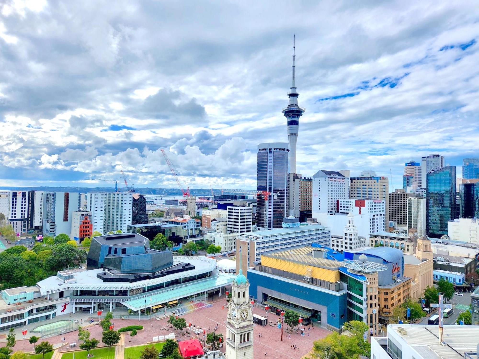 Skytower And City View 2 Bedroom Apartment On High Floor Auckland Exterior foto